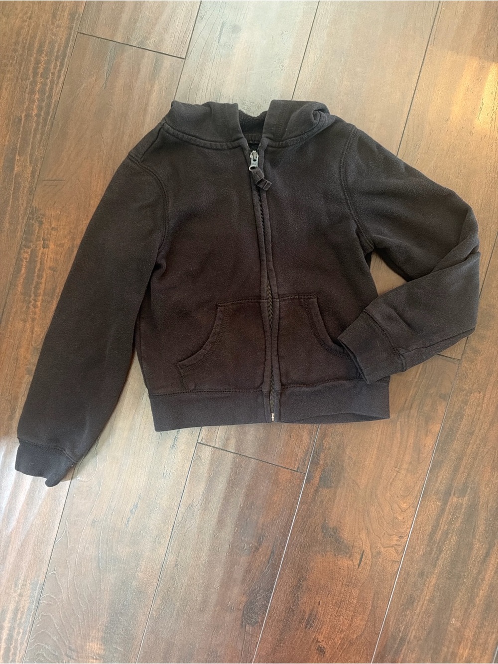 Old Navy Black Kids' Hooded Zip Sweatshirt